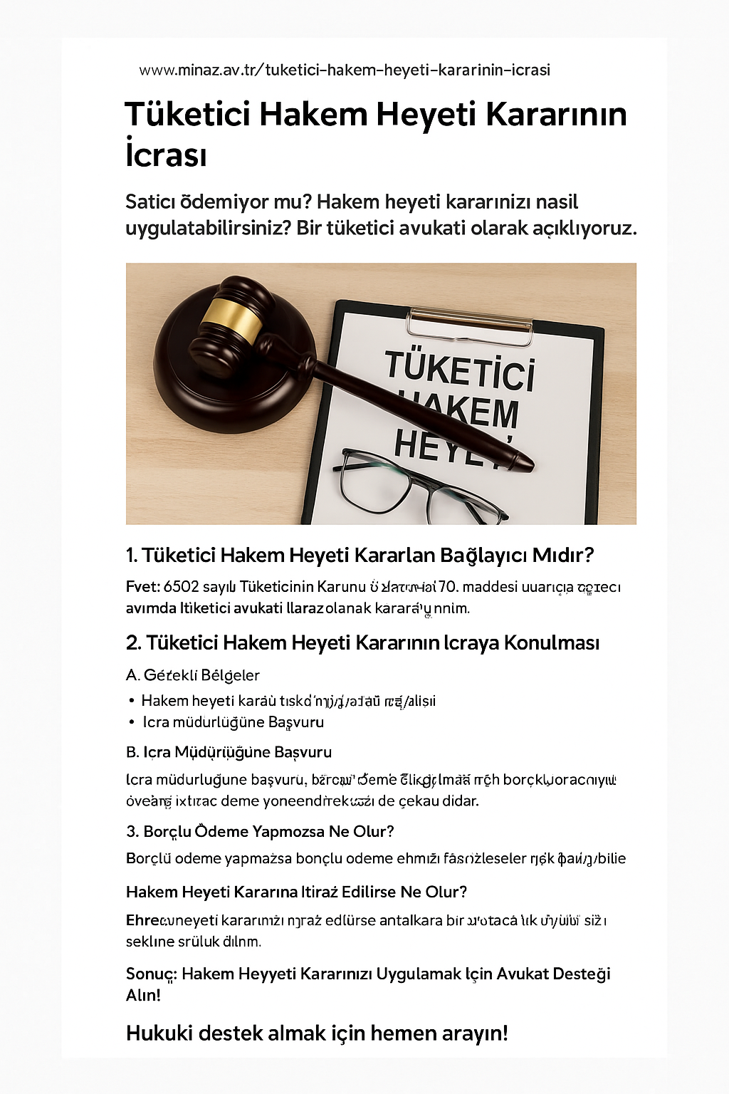 Tüketici Hakem Heyeti Kararı Nasıl İcra Edilir? Antalya Tüketici Avukatı Rehberi