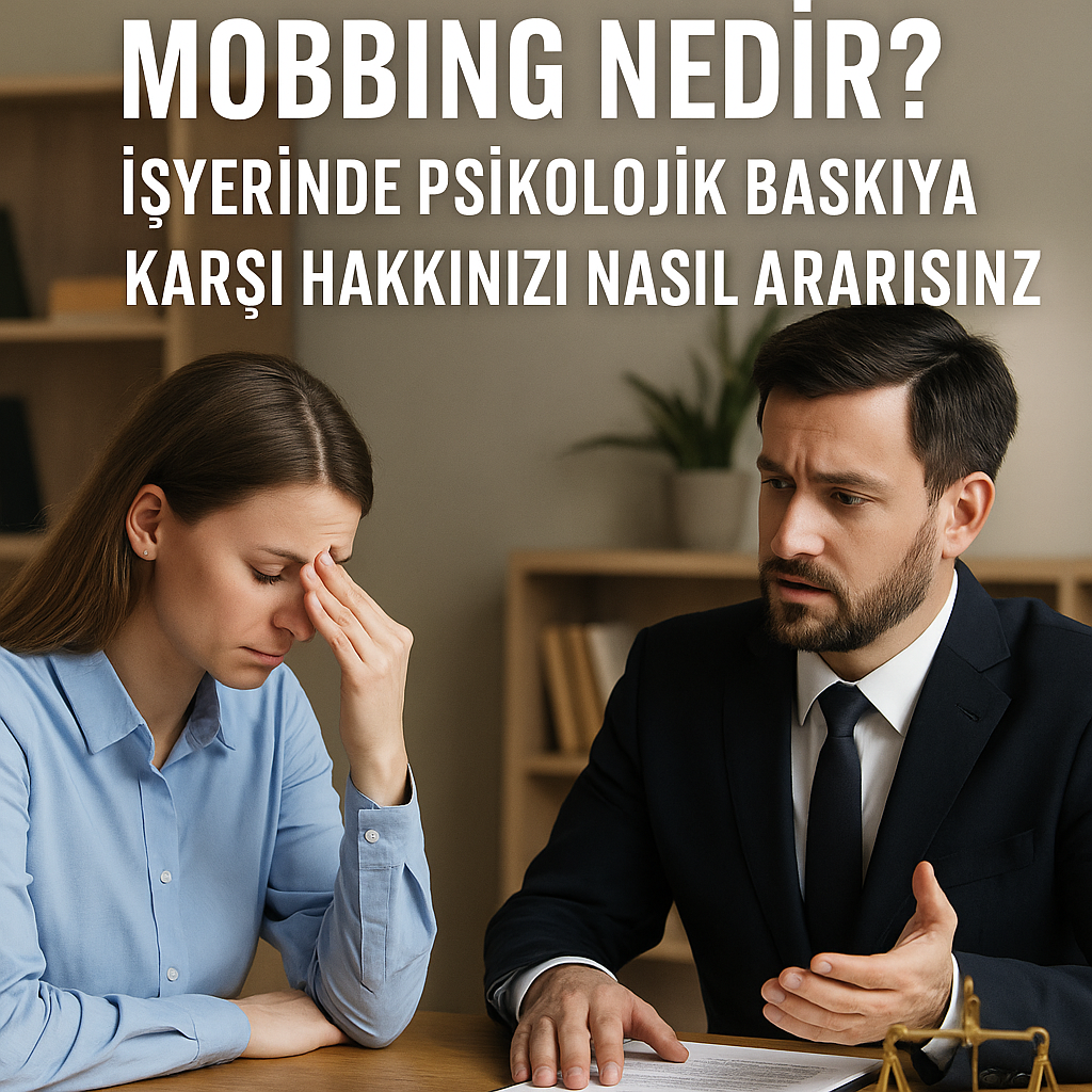 Antalya’da işyerinde mobbing mağduru olmuş bir çalışanın avukatıyla görüşmesi