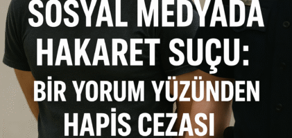 Antalya Sosyal Medyada Hakaret Suçu: Bir Yorum Yüzünden Hapis Cezası Alabilir Misiniz?