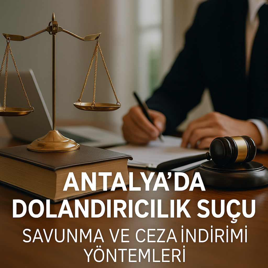 Antalya dolandırıcılık suçu savunma yöntemleri ve ceza avukatı desteği