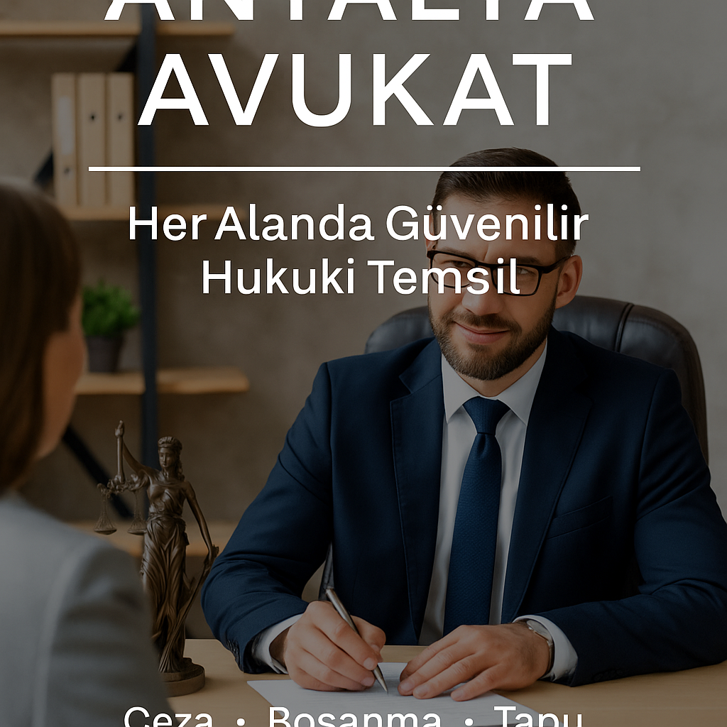 Antalya’da müvekkiline hukuki destek sunan uzman avukat