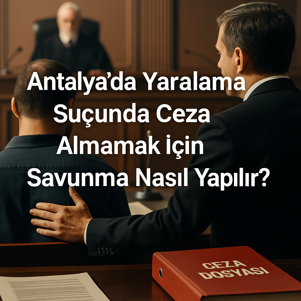 Yaralama suçlamasında Antalya ceza avukatı ile savunma