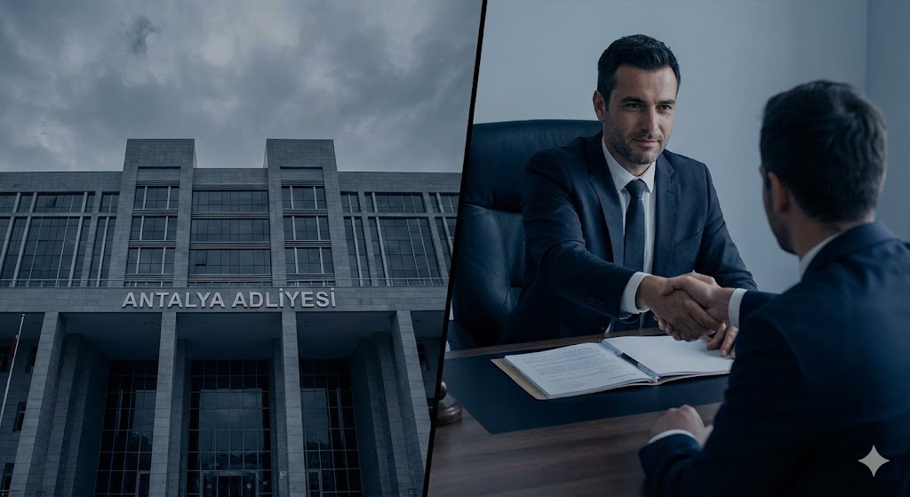 Antalya ceza avukatı tarafından yönetilen ağır ceza davası süreci ve duruşma hazırlığı.